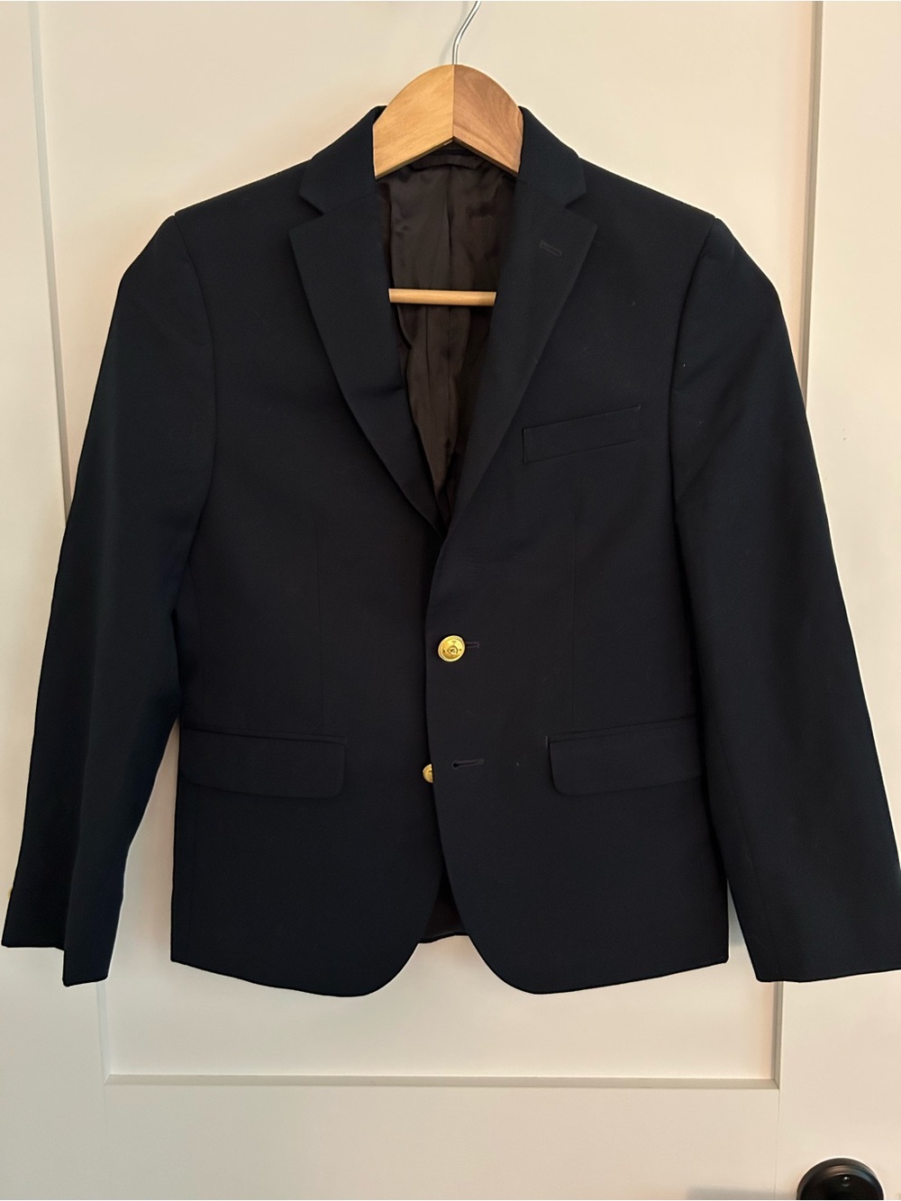 Lauren Ralph Lauren Boys Navy Blue Blazer Suit Jacket, Size 12R